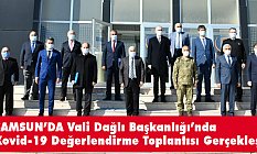 Samsun'da Kovid-19 Değerlendirme Toplantısı Yapıldı