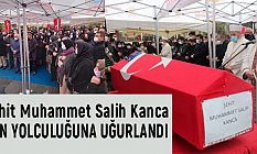 Samsun Şehidi Muhammet Salih Kanca Son Yolculuğuna Uğurlandı