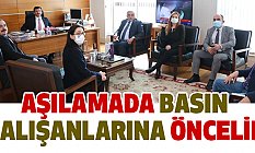 Aşılamada Basın Çalışanlarına Öncelik