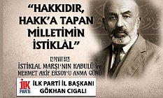 Başkan Cıgalı, İstiklal Marşının Kabulü Dolayısıyla bir Mesaj Yayınladı