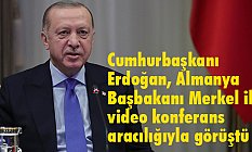 Cumhurbaşkanı Erdoğan, Merkel ile Görüştü