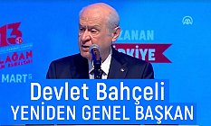 Devlet Bahçeli, Yeniden MHP Genel Başkanı Seçildi