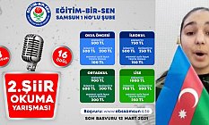 Eğitim Bir-Sen, Online Şiir Okuma Yarışması Düzenledi