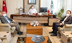 Özdemir ve Kayan’dan DSİ 7. Bölge Müdürü Gökçe’e ziyaret