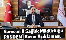 Sağlık Müdürü Oruç'tan Pandemi seyri ve vaka dağılımı Hakkında Bilgi