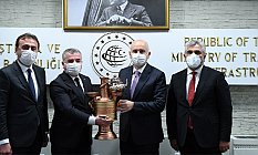 Samsun Heyetinden Ulaştırma ve Altyapı Bakanlığına ziyaret