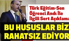 Türk Eğitim-Sen'den 'Öğrenci Andı' İle İlgili Sert Açıklama