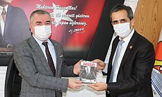 Yeniden Refah Partisinden Belediye Başkanı Özdemir’e ziyaret