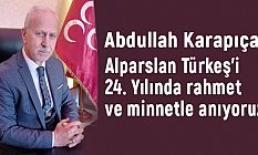 Abdullah Karapıçak, Alparslan Türkeş'i, vefatının 24. Yılında Andı