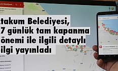 Atakum Belediyesi’nin tam kapanma programı