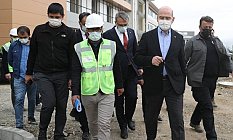 Bakan Soylu Bingöl'de İncelemelerde Bulundu