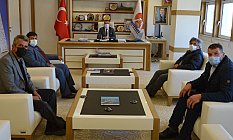 Başkan Özdemir’e Muhtarlardan Ziyaret