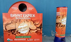 İlkadım'da, Çöpe atılan ekmekler sokak hayvanları için mama olacak