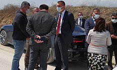 Karayolları Bölge Müdürü Rifat Silov Havza’da İncelemelerde Bulundu