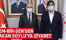 Levent Uslu’dan Bakan Soylu'ya Ziyaret