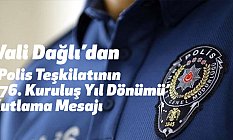 Samsun Valisi Dağlı, Polis Teşkilatının 176. Kuruluş Yıl Dönümünü Kutladı