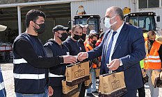 Başkan Sandıkçı'dan Personele Bayram Ziyareti