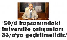 Geylan, Genç Akademisyenler Gelecek Kaygısından Kurtarılmalıdır