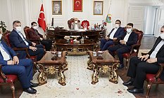 Samkon Başkanı Kaya Aşcı Ve Üyeleri Demirtaş’ı Ziyaret Etti