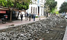 Samusn Çiftlik Caddesi asfaltla kaplanıyor
