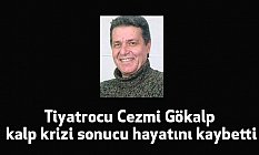 Tiyatrocu Cezmi Gökalp kalp krizi sonucu hayatını kaybetti