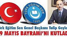 Türk Eğitim-Sen 19 Mayıs Bayramını Kutladı