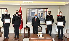 Vali Dağlı’dan Jandarma’ya başarı belgesi