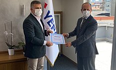 YEPAŞ Teşekkür Belgesiyle Ödüllendirildi