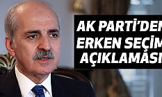 Ak Parti'den Erken Seçim Açıklaması