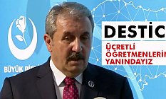 BBP Lideri Destici'den Ücretli Öğretmenlere Destek