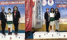 Duru Kayalar, Eskrimde Türkiye 1.si, Kuzey Yenigün de Türkiye 3.sü oldu