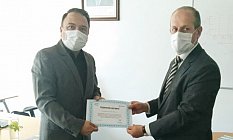 SGK'dan YEDAŞ'a Teşekkür Belgesi