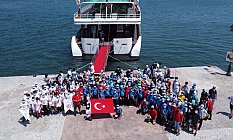 'Biz Anadoluyuz' projesi kapsamında Sinoplu öğrenciler Samsun'u gezdi