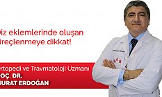 Diz eklemlerinde oluşan kireçlenmeye dikkat!