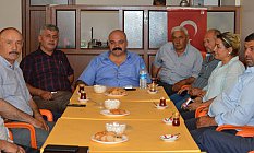Dünya ve olimpiyat şampiyonu Mahmut Demir Havza'da muhtarlar ile buluştu
