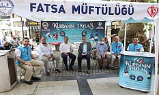Fatsa Belediye Başkanı İbrahim Etem Kibar Vekaletle Kurbanını Bağışladı