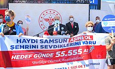 Samsun'da Aşı kampanyası başlatıldı