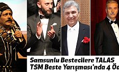 Samsunlu Bestecilere TALAS - TSM Beste Yarışması'nda 4 Ödül