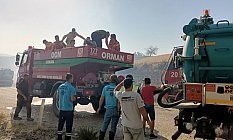 Büyükşehir ve MASKİ, Denizli’deki Orman Yangınına Müdahalede Bulundu