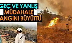 Geç ve yanlış müdahale yangını büyüttü