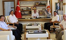 İzzet Altunbaş, Havza Belediye Başkanı Özdemir'i Ziyaret Etti