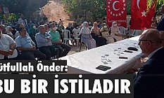 Lütfullah Önder, mülteci akınına dikkat çekti