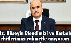 Samsun Valisi Zülkif Dağlı'dan Aşure Günü Paylaşımı