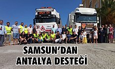 Samsun’dan Antalya - Aksu'ya Destek!