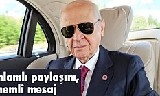 Devlet Devlet Bahçeli'nin Bu Fotoğrafı İlgi Çekti