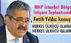 Feti Yıldız, İstanbul Bölge İstişare Toplantısında Konuştu