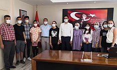 MABEM’li Öğrencilerden Kaymakam Yıldırım'a Ziyaret