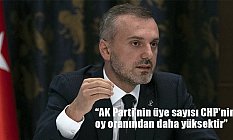 'AK Parti'nin üye sayısı CHP'nin oy oranından daha yüksektir'