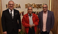 Cengiz Ergün, Gazeteci Yavuz Donat'ı Ağırladı