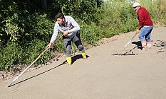 Fatsa'da Konforlu Beton Yol Çalışmaları
